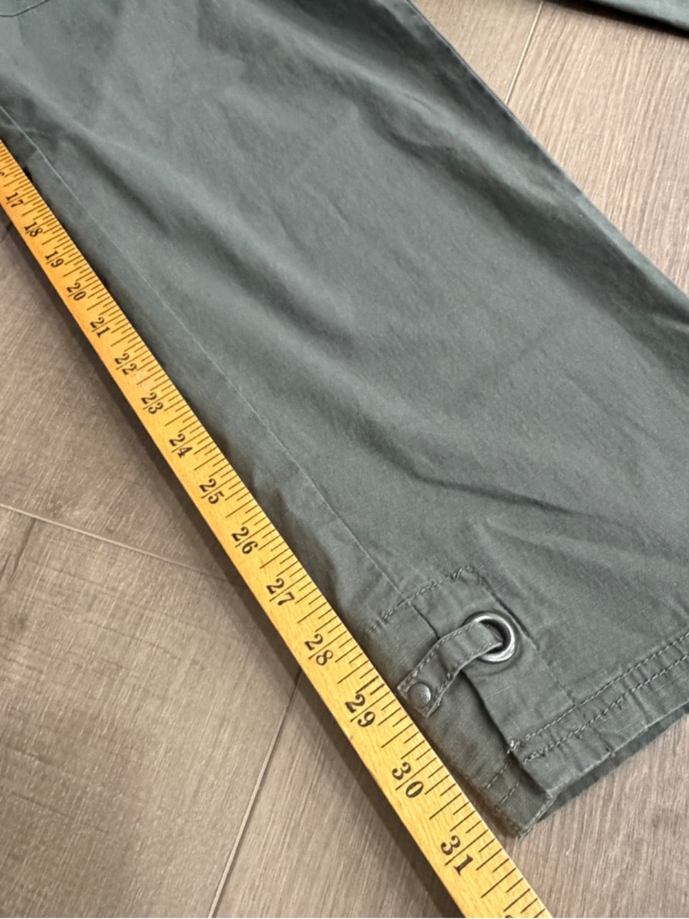 Tribal Women Olive Green Capris Pants Size 10 Cotton Zip Style 867430-253 NEW - Picture 10 of 12